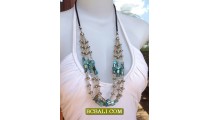 Bali Fashion Bead Necklaces Triangle 